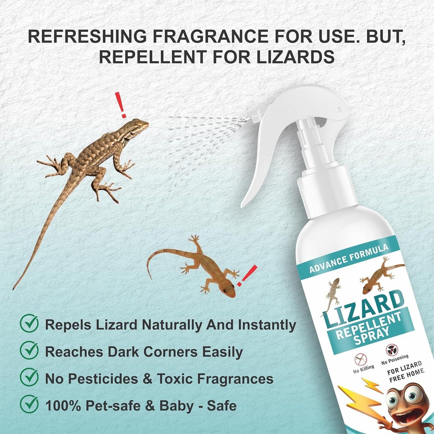 HomeShield⢠Anti-Lizard Spray 250ML (Buy 1 Get 1 FREE)
