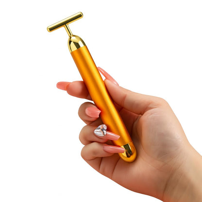 24K Gold Electric Facial Massage Roller