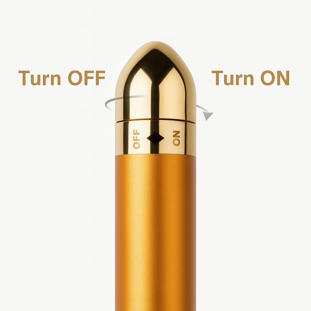 24K Gold Electric Facial Massage Roller