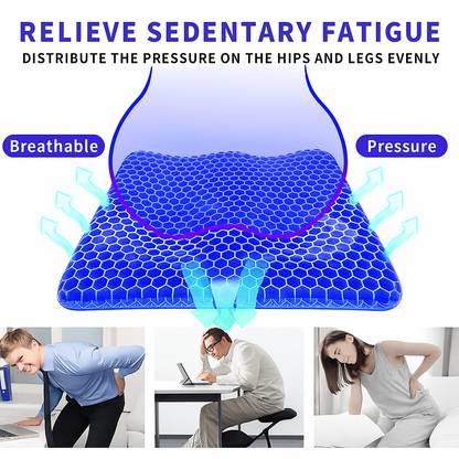 SitWell Pro™ Therapeutic Gel Cushion for Back Pain, Hip Comfort & Posture Care
