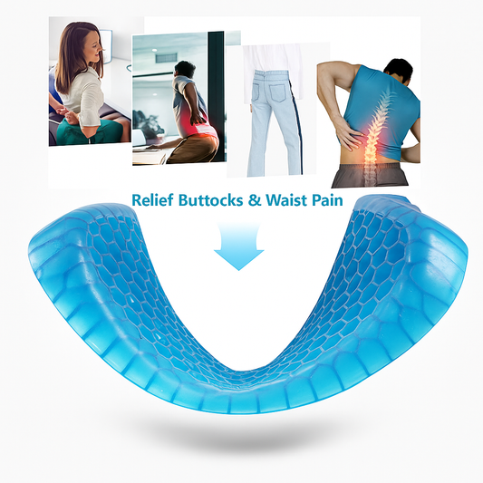 SitWell Pro™ Therapeutic Gel Cushion for Back Pain, Hip Comfort & Posture Care