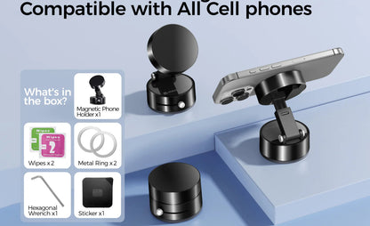 Buzzbay™ Vacuum Magnetic Suction Phone Holder